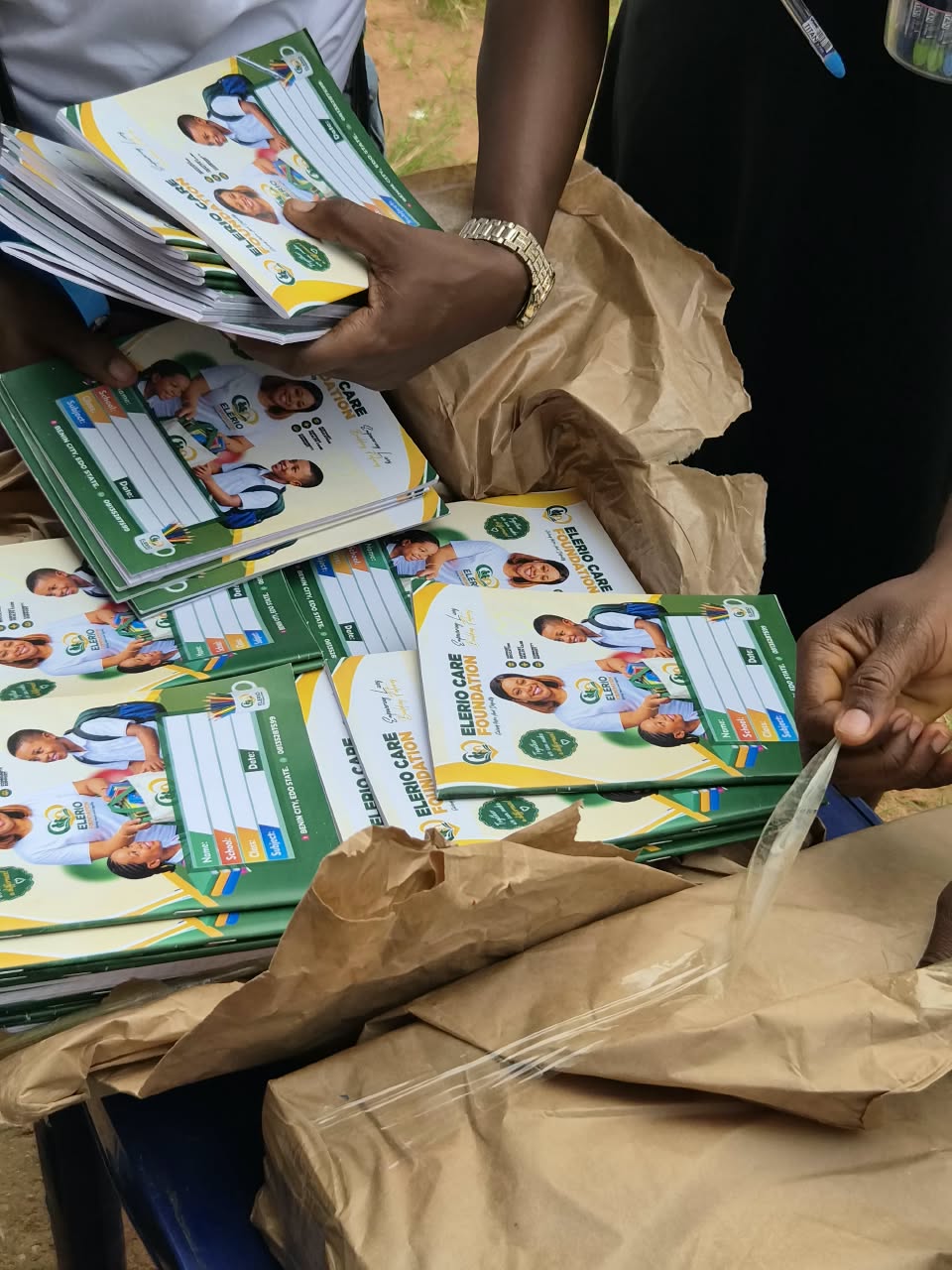 Learning materials prepared for distribution